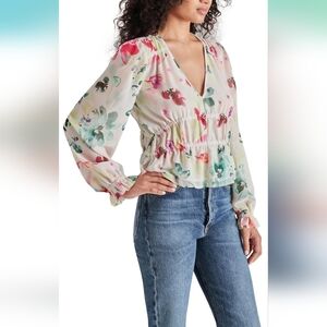 Steve Madden Sheer Women's Ardenne Top Size XS